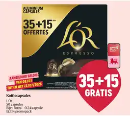 Delhaize Koffiecapsules aanbieding