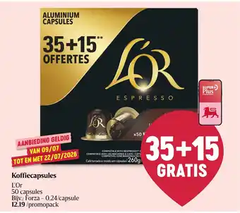 Delhaize Koffiecapsules aanbieding