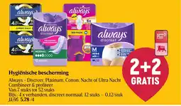 Delhaize Hygiënische bescherming aanbieding