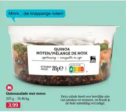 Delhaize Quinoasalade met noten aanbieding