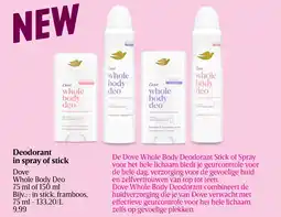 Delhaize Deodorant in spray of stick aanbieding