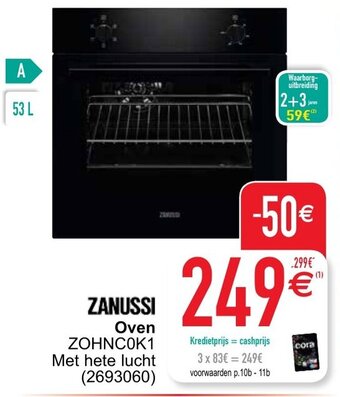 Cora Oven aanbieding