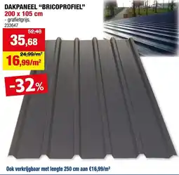 Hubo Dakpaneel "bricoprofiel" aanbieding