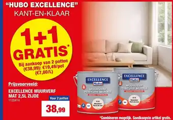 Hubo "Hubo excellence" aanbieding