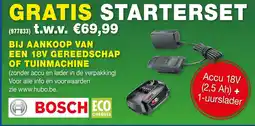 Hubo Bosch 18v starter set aanbieding