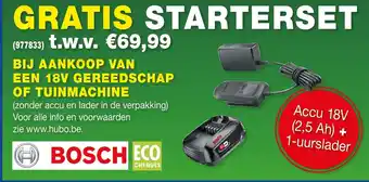 Bosch 18v starter set