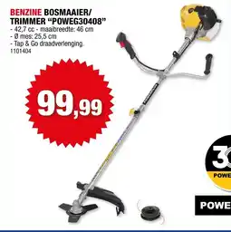 Hubo Benzine bosmaaier / trimmer "poweg30408" aanbieding