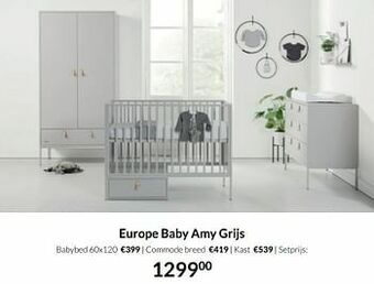Europe baby amy grijs