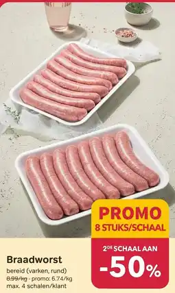 Bon Ap Braadworst aanbieding