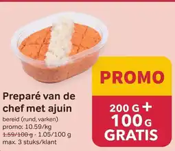 Bon Ap Preparé van de chef met ajuin aanbieding