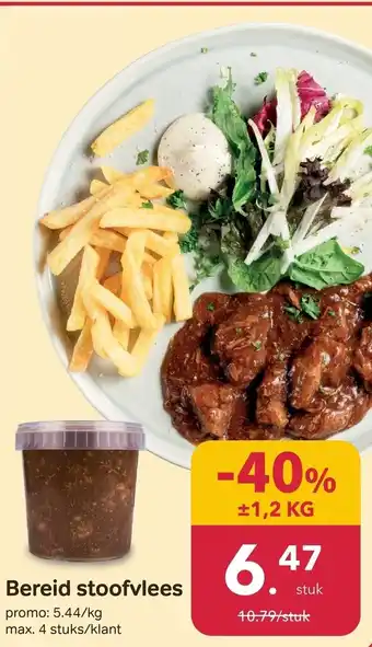 Bon Ap Bereid stoofvlees aanbieding