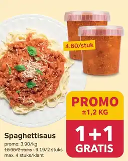 Bon Ap Spaghettisaus aanbieding