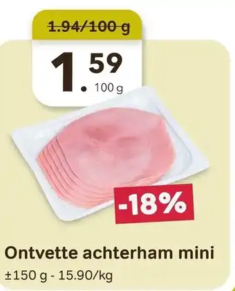 Bon Ap Ontvette achterham mini aanbieding