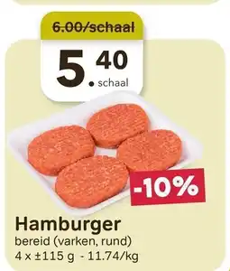Bon Ap Hamburger bereid aanbieding