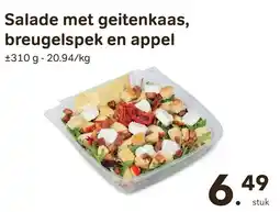 Bon Ap Salade met geitenkaas, breugelspek en appel aanbieding