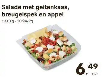 Bon Ap Salade met geitenkaas, breugelspek en appel aanbieding