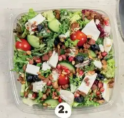 Bon Ap Salade met geitenkaas, breugelspek en aanbieding