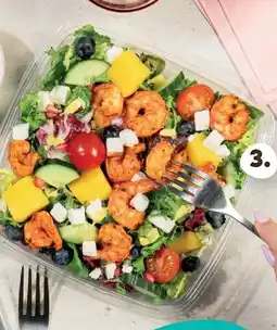 Bon Ap Salade met scampi, feta en fruit aanbieding