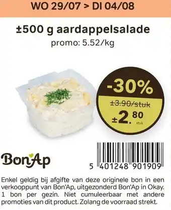 Bon Ap Aardappelsalade aanbieding