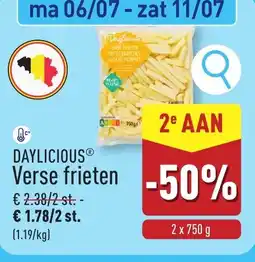 ALDI Daylicious® verse frieten aanbieding