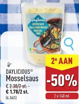 ALDI Daylicious Mosselsaus aanbieding