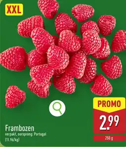 ALDI Frambozen aanbieding