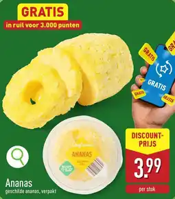 ALDI Ananas aanbieding
