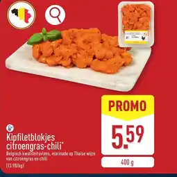 ALDI Kipfiletblokjes citroengras-chili aanbieding