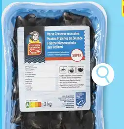 ALDI Golden seafood® verse zeeuwse "super"-mosselen aanbieding