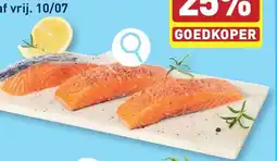 ALDI Golden seafood® verse zalmfilet met vel, 3 st. aanbieding