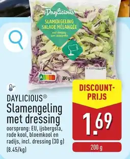 ALDI Daylicious® Slamengeling met dressing aanbieding