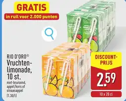 ALDI Rio d'oro® vruchten- limonade, 10 st. aanbieding