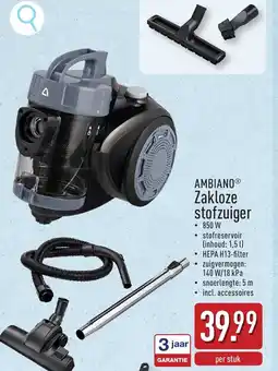 ALDI Ambianoⓡ zakloze stofzuiger aanbieding