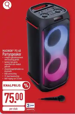ALDI Maginon® ps-60 Partyspeaker aanbieding