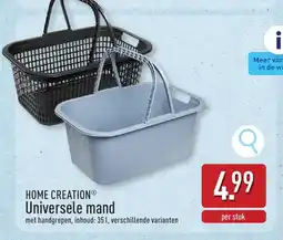 ALDI Home creationⓡ Universele mand aanbieding