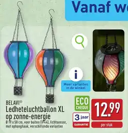 ALDI Belaviⓡ Ledheteluchtballon XL op zonne-energie aanbieding