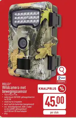 ALDI Rollei® wildcamera met bewegingssensor aanbieding