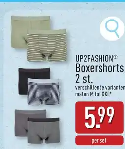 ALDI Up2fashion® boxershorts, 2 st. aanbieding
