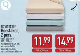 ALDI Novitesseⓡ® Hoeslaken, 2 pers. aanbieding