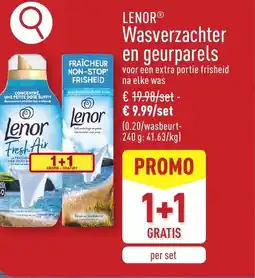 ALDI Lenor Wasverzachter en geurparels aanbieding