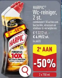 ALDI Harpic® wc-reiniger, 2 st aanbieding