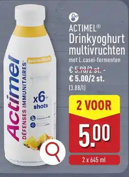 ALDI Actimel® Drinkyoghurt multivruchten aanbieding