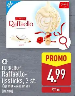 ALDI Ferrero® raffaello- ijssticks, 3 st. aanbieding