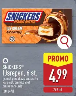 ALDI Snickers® IJsrepen, 6 st. aanbieding
