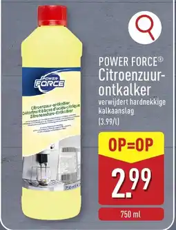 ALDI Power Force Citroenzuur Ontkalker aanbieding