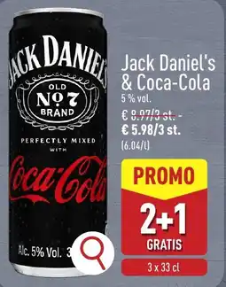 ALDI Jack Daniel's & Coca-Cola aanbieding