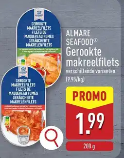 ALDI Almare seafood® gerookte makreelfilets aanbieding
