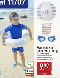 ALDI Zwemset voor kinderen, 4-delig aanbieding