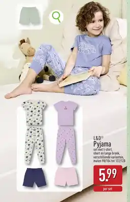 ALDI L&D® Pyjama aanbieding