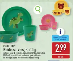 ALDI Crofton® Kinderservies, 3-delig aanbieding